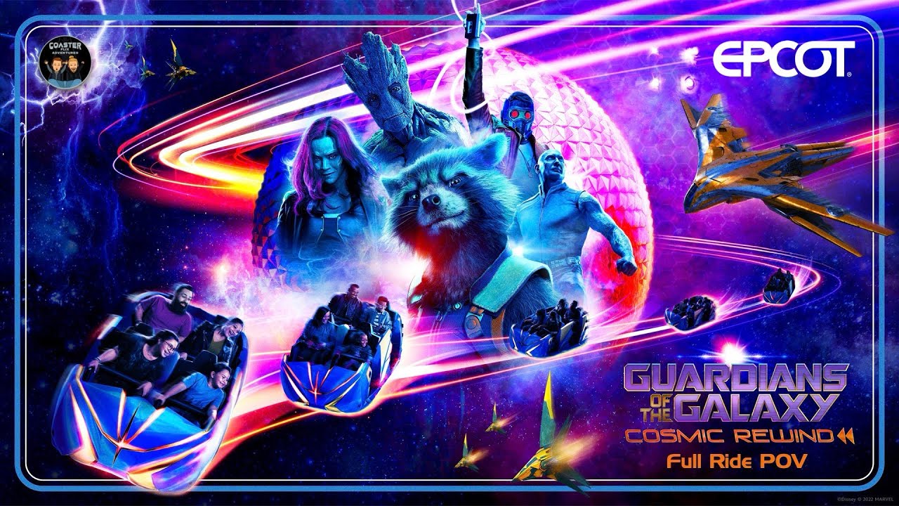 Guardians Of The Galaxy: Cosmic Rewind - Epcot - Walt Disney World - Full POV