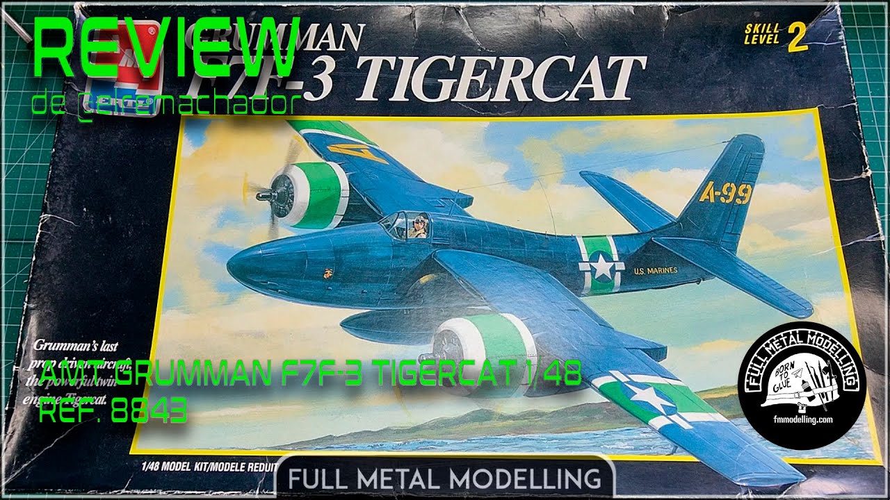 Review Grumman F7F-3 Tigercat AMT 1/48 Ref. 8843