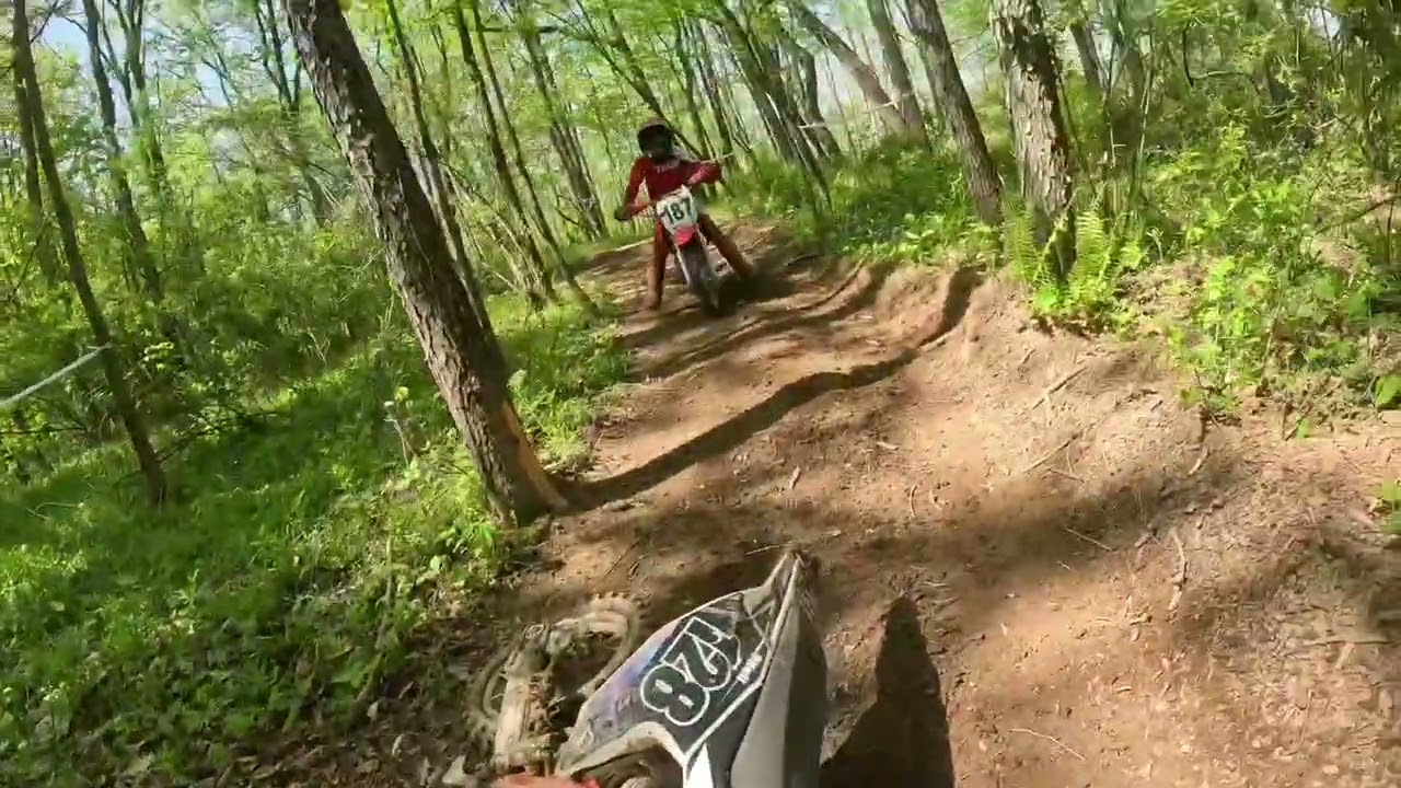 Eroc Thrasher race  jr50 last lap