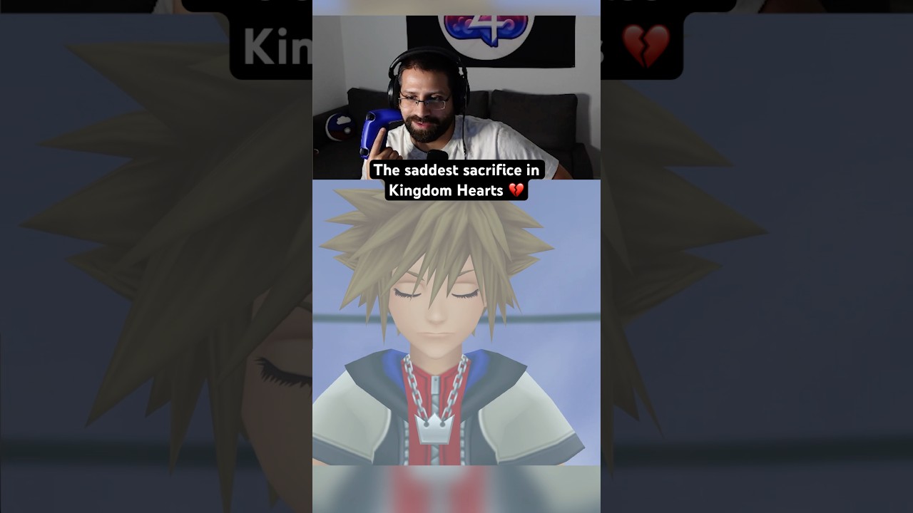 Roxas heartbreaking sacrifice for Sora 💔 #kingdomhearts #gaming