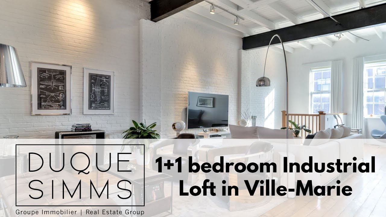 *RENTED* Spectacular, unique authentic loft in downtown Montreal, Presented by Duque Simms