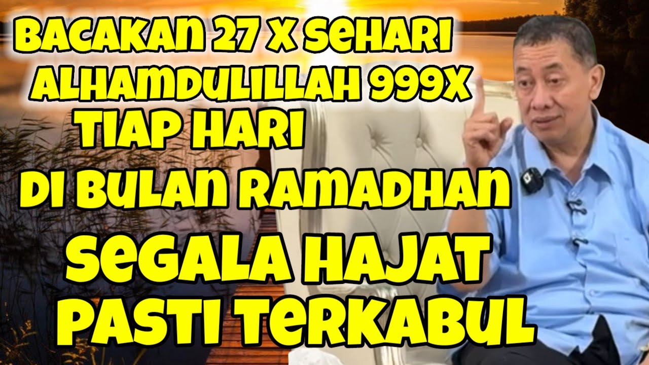 Bulan RAMADHAN hajat terkabul 