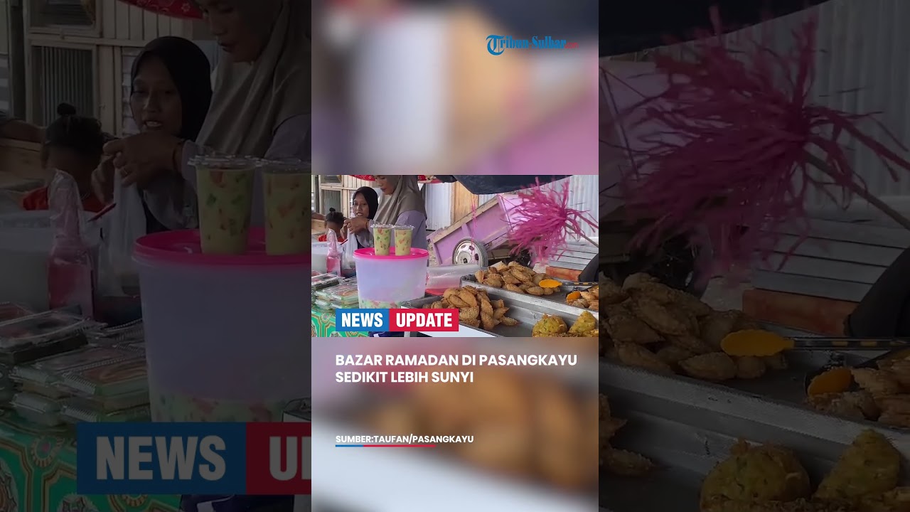 Bazar Ramadan di Pasangkayu Sedikit Lebih Sunyi, Pedagang Tetap Bersyukur Pendapatan Naik