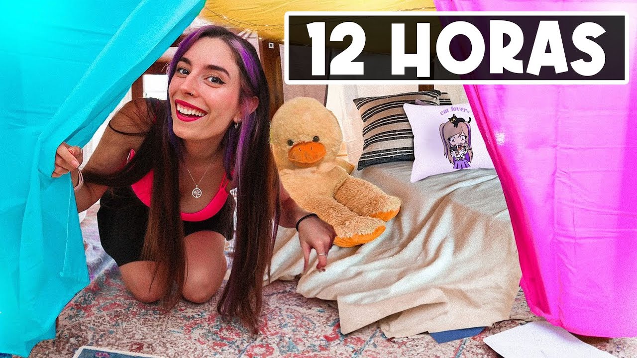 12 HORAS EN UNA CASA HECHA DE MANTAS