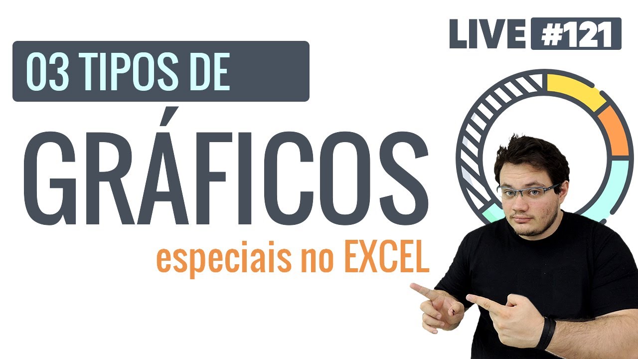 03 tipos de Gráficos especiais no Excel | LIVE #121