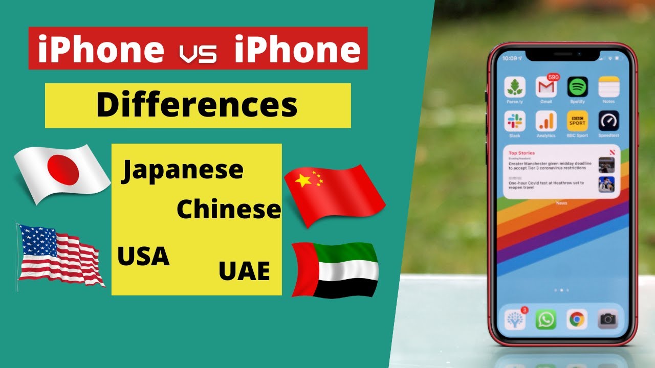 iPhone vs iPhone Explain?Different between USA vs UAE vs Chinese vs Japanese versions.
