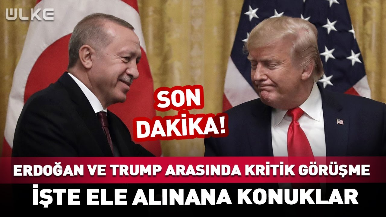 Erdoğan ve Trump Arasında Kritik Görüşme! İşte Ele Alınan Konular #sondakika
