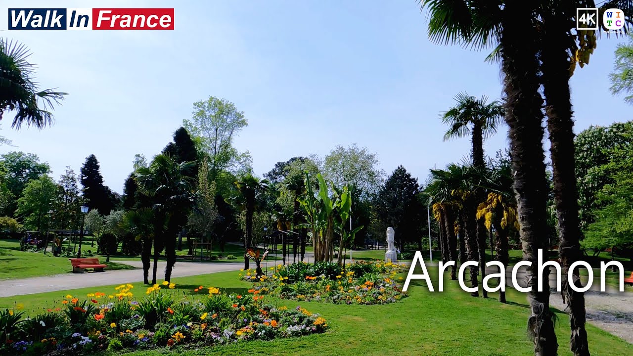 Parc Mauresque, Arcachon (4K) | France Walking Tour
