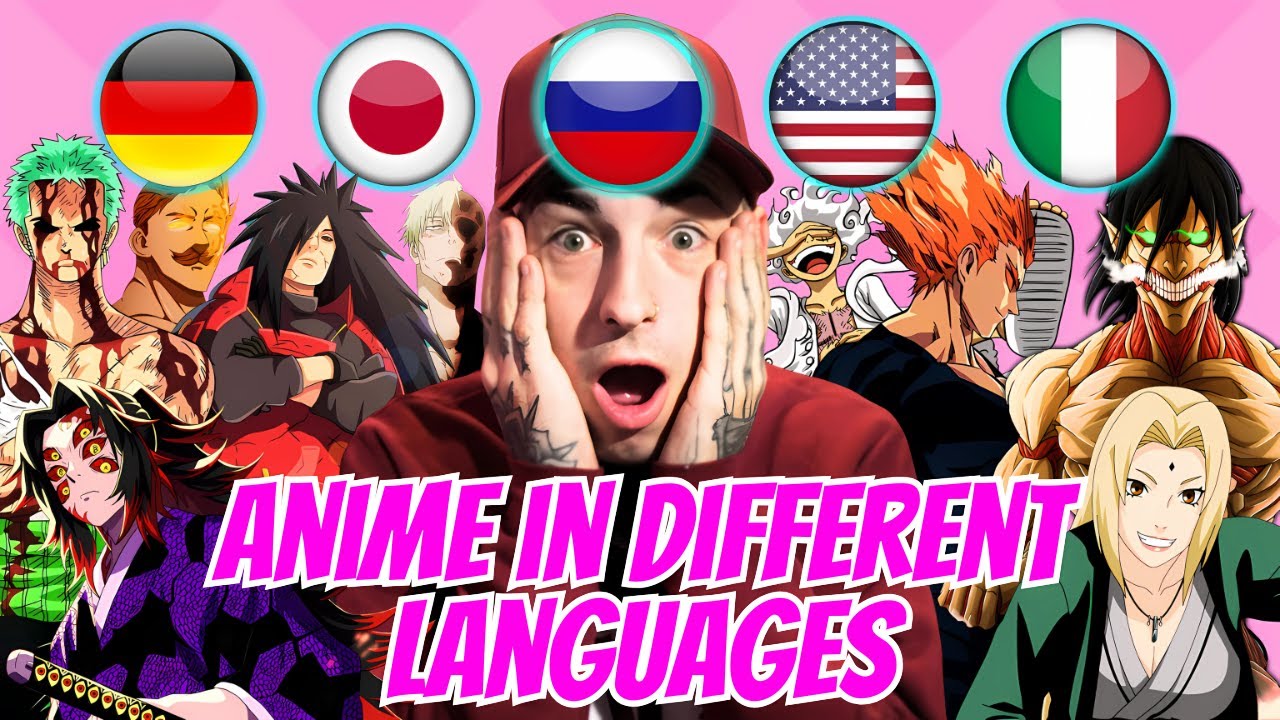 ЛУЧШИЕ АНИМЕ-МОМЕНТЫ НА РАЗНЫХ ЯЗЫКАХ!! - РЕАКЦИЯ NST