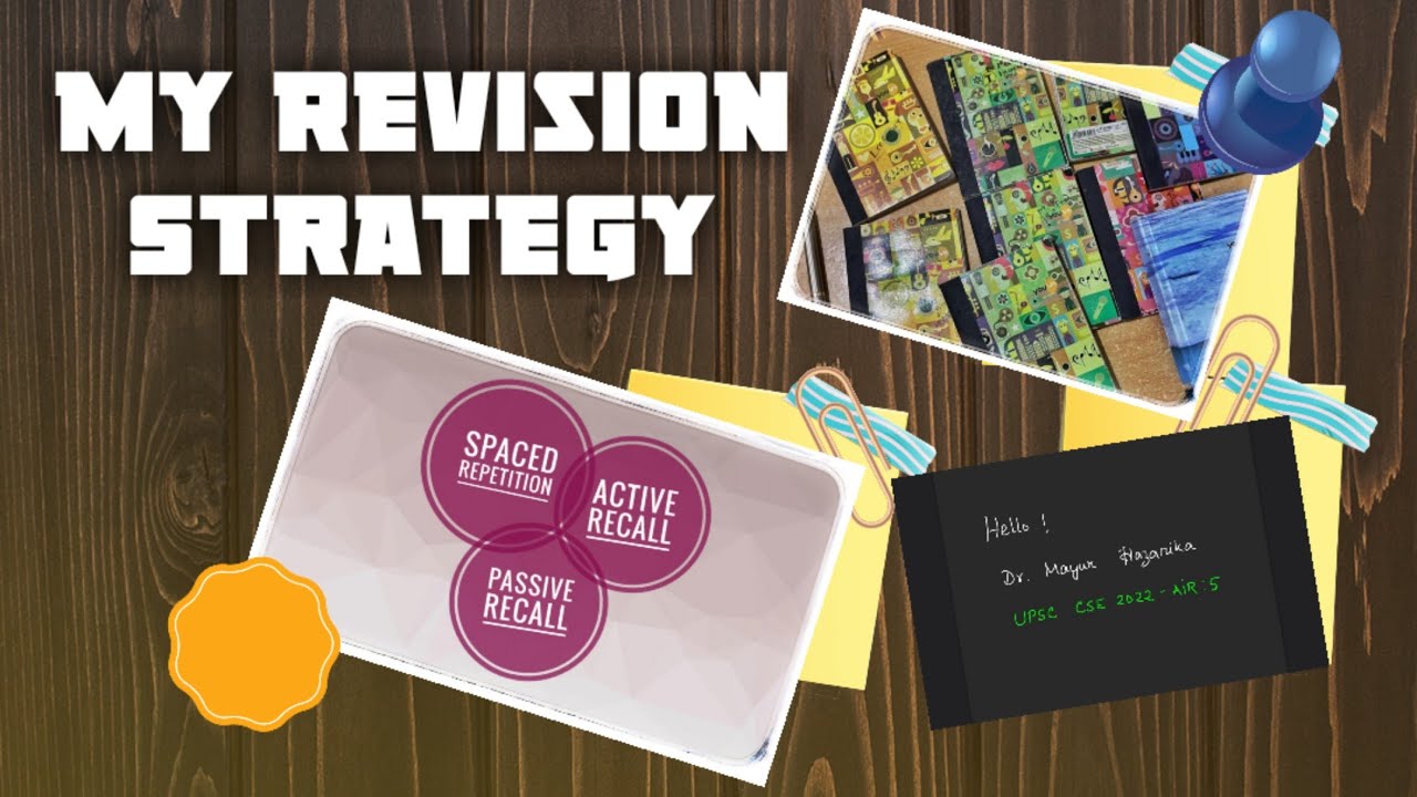 My Revision strategy: Spaced Repetition, Active and Passive Recall.