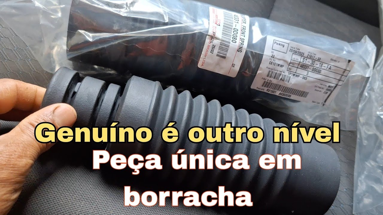 Suspensão dianteira Batente, coifa em borracha genuíno 