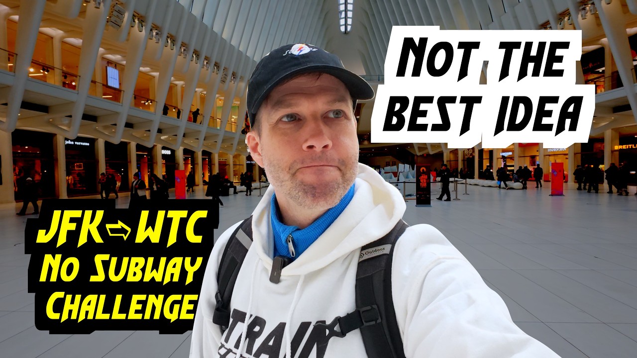 The WORST route from JFK ➡ World Trade Center