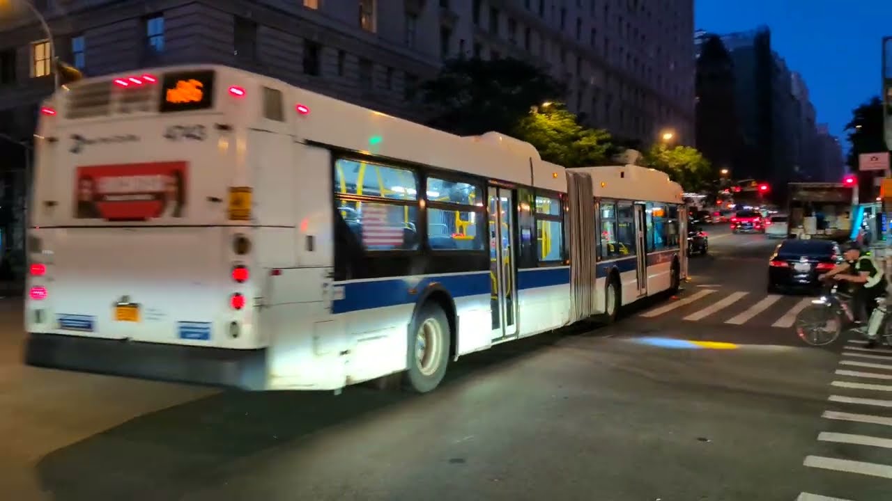 NYCT Bus: 2012 New Flyer XD60 4743 on the M86 SBS Departing West 86th Street & Broadway