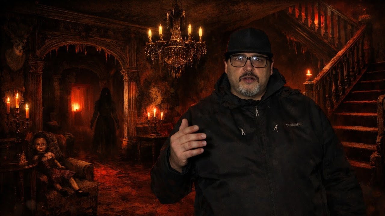 NIGHTTIME  INVESTIGATION IN A HAUNTED VICTORIAN HOUSE