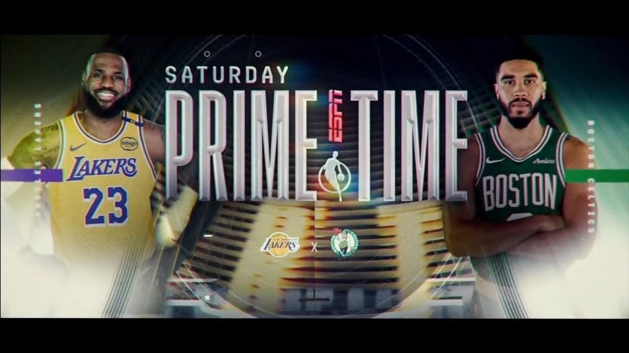 NBA Saturday Primetime on ABC (LAL @ BOS) - Countdown/Courtside + Intro