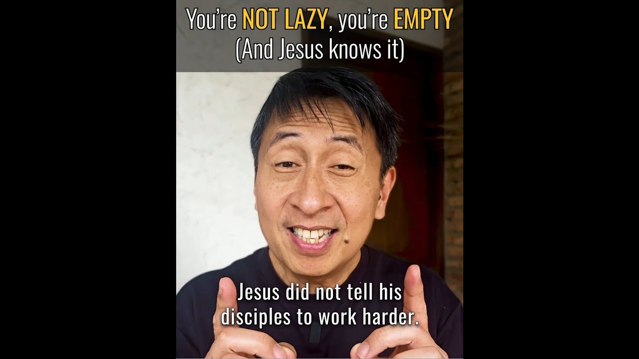 FULLTANK SATURDAY: You're Not Lazy, You're Empty (And Jesus Knows It)