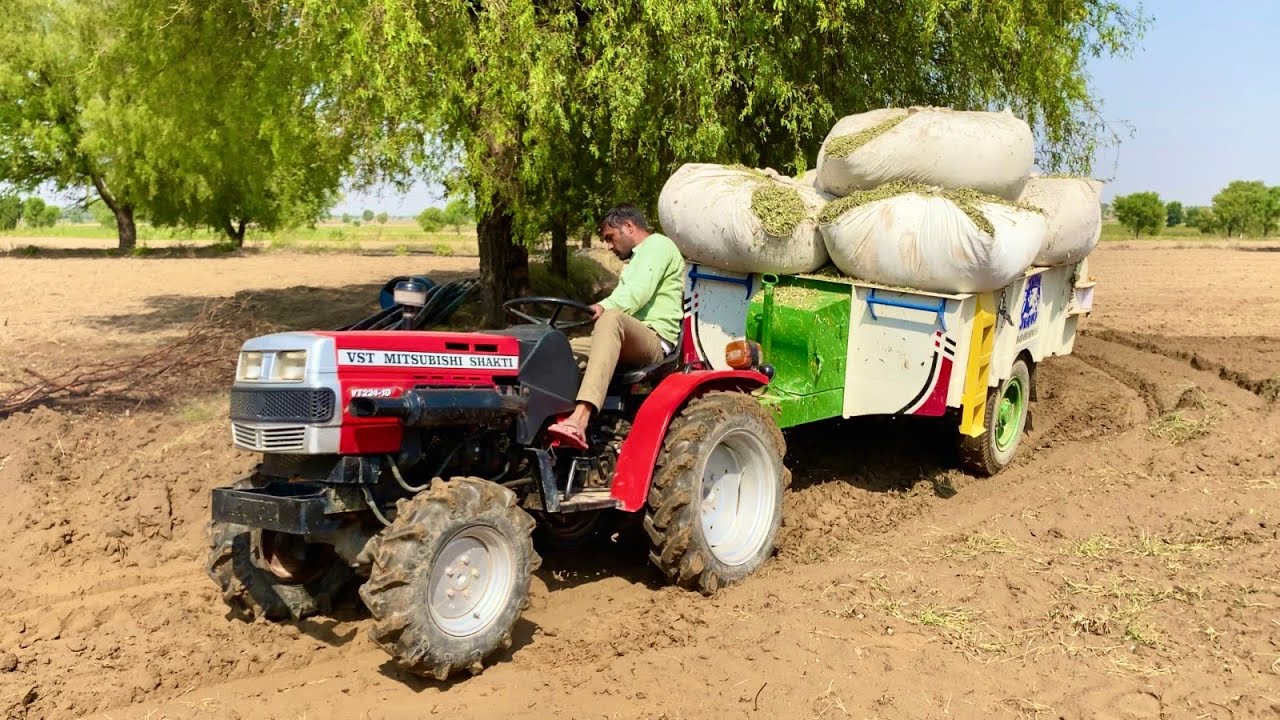 Mini Tractor Trolley With Loading