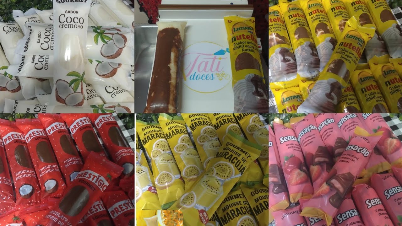 Essa Ideia Vai Mudar Como Você Vende Geladinho/Parece Geladinho de Fábrica/Seladora+Embalagens 