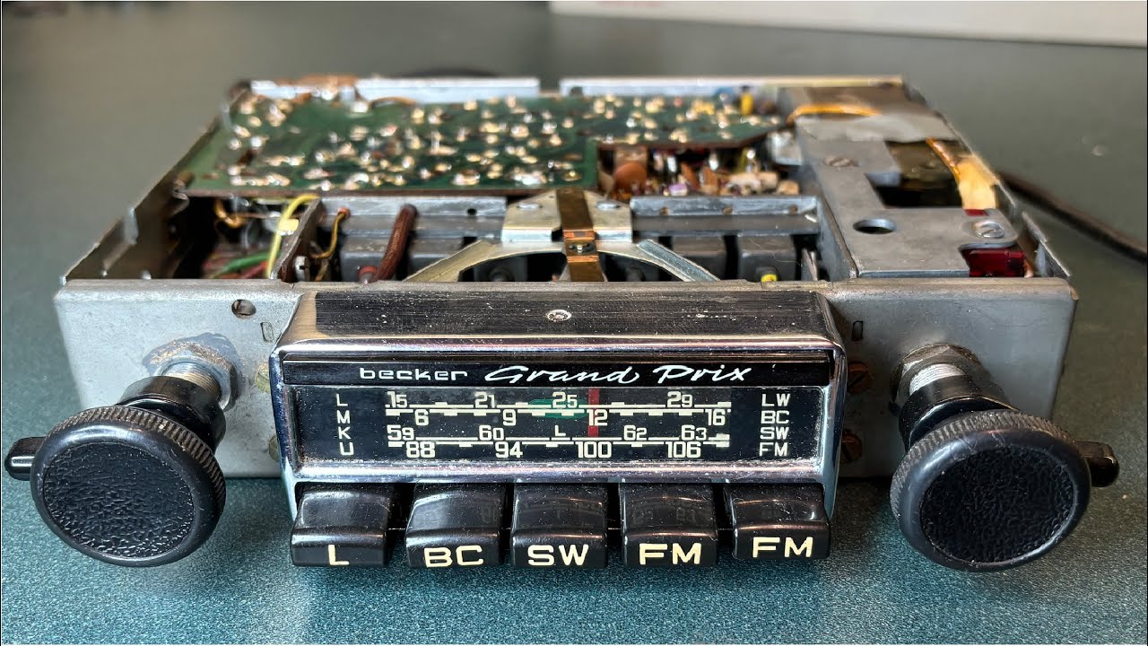 Repair 1970's Becker Grand Prix Car Radio