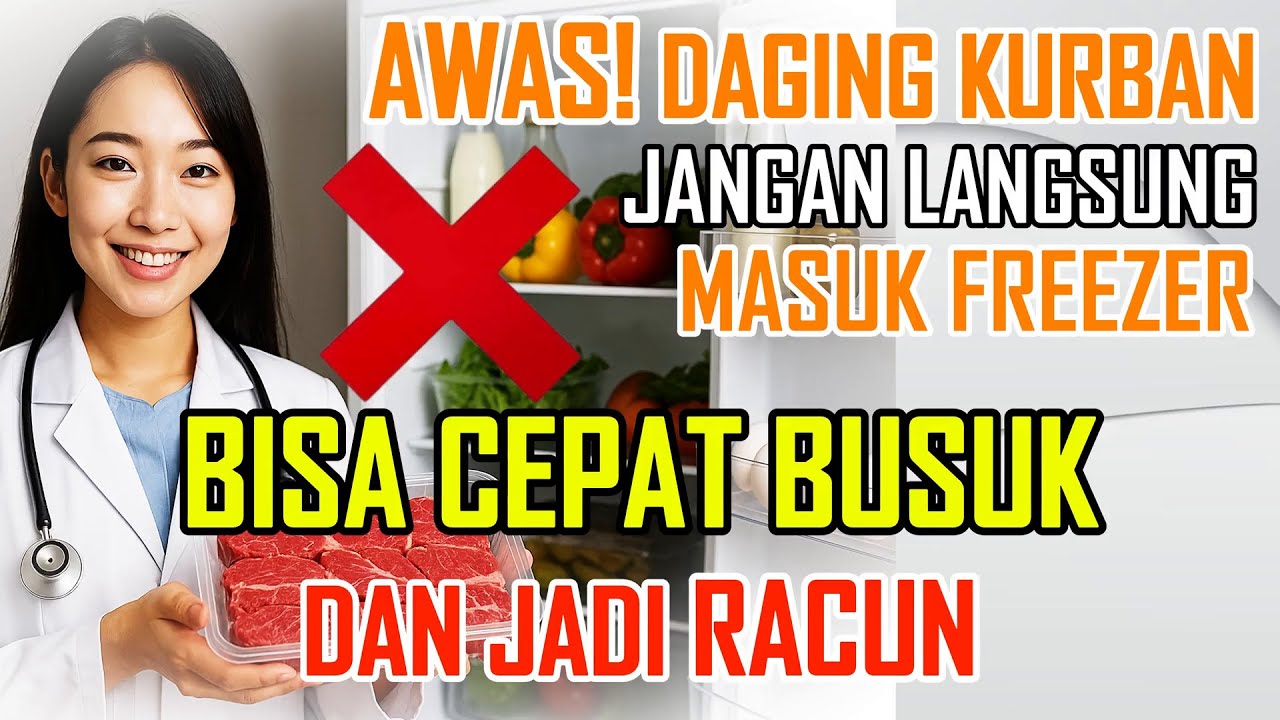 Awas! Simpan Daging Di Freezer Bisa Jadi Racun, Jika Tidak Tau Caranya
