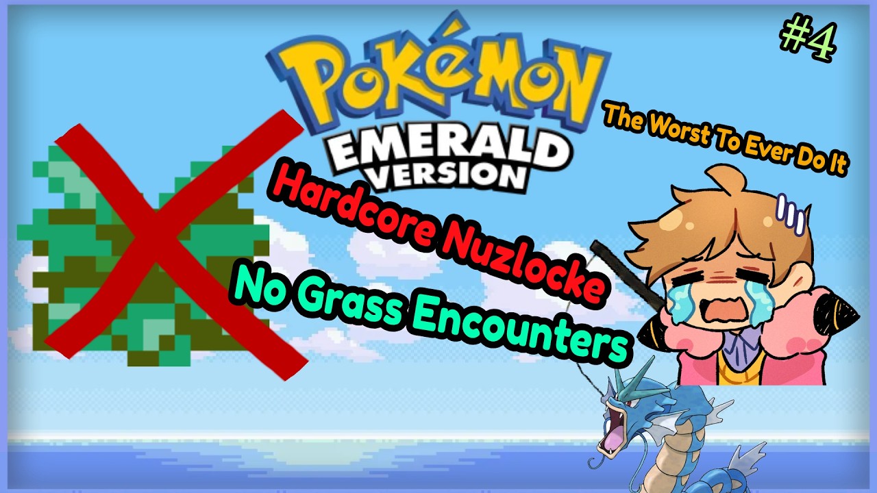 How is this run still alive??? | Pokemon Emerald Hardcore Nuzlocke: NO GRASS ENCOUNTERS! | LIVE NOW🔴