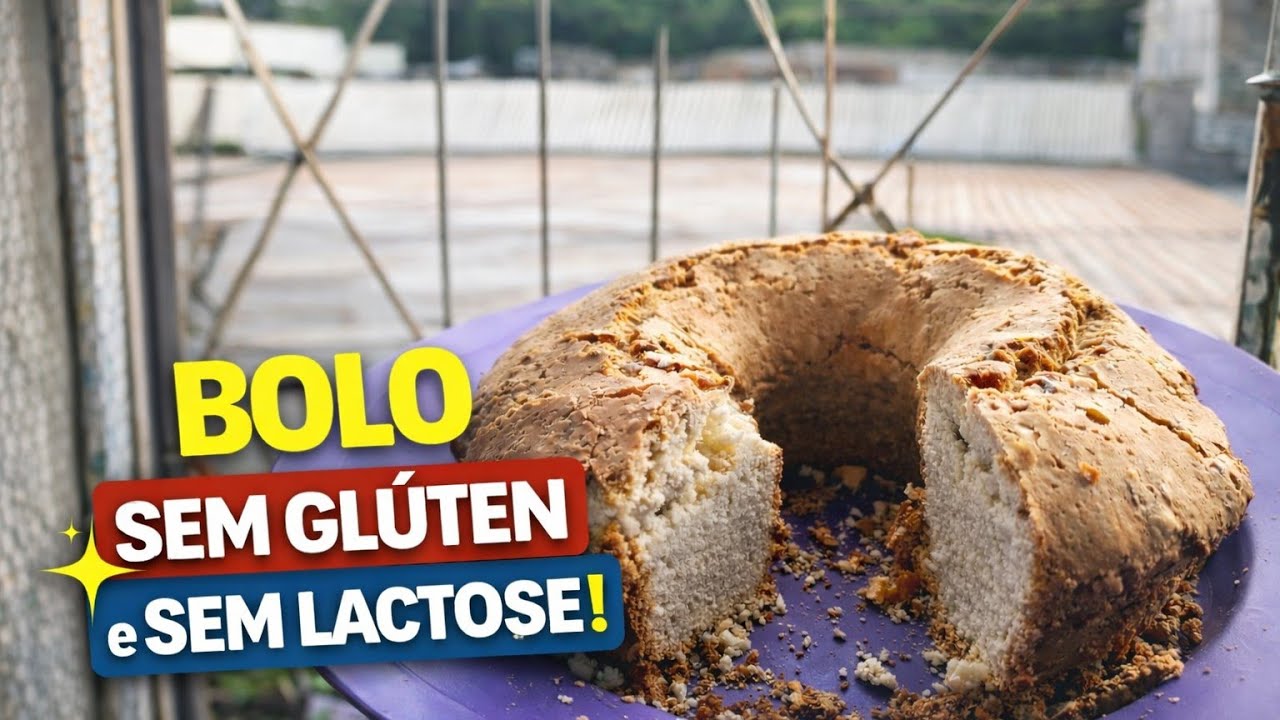 BOLO DE VÓ SEM LACTOSE E SEM LACTOSE QUE DERRETE NA BOCA