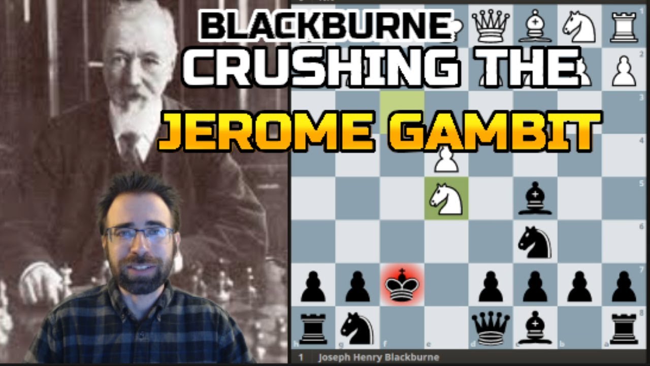 Three Aggressive Attacking Games by Joseph Henry Blackburne | Chess Classics