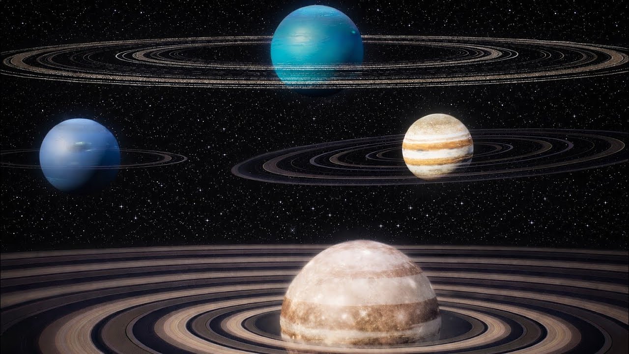 Planet Rings Size Comparison | Planet Ring Size in a City 3D