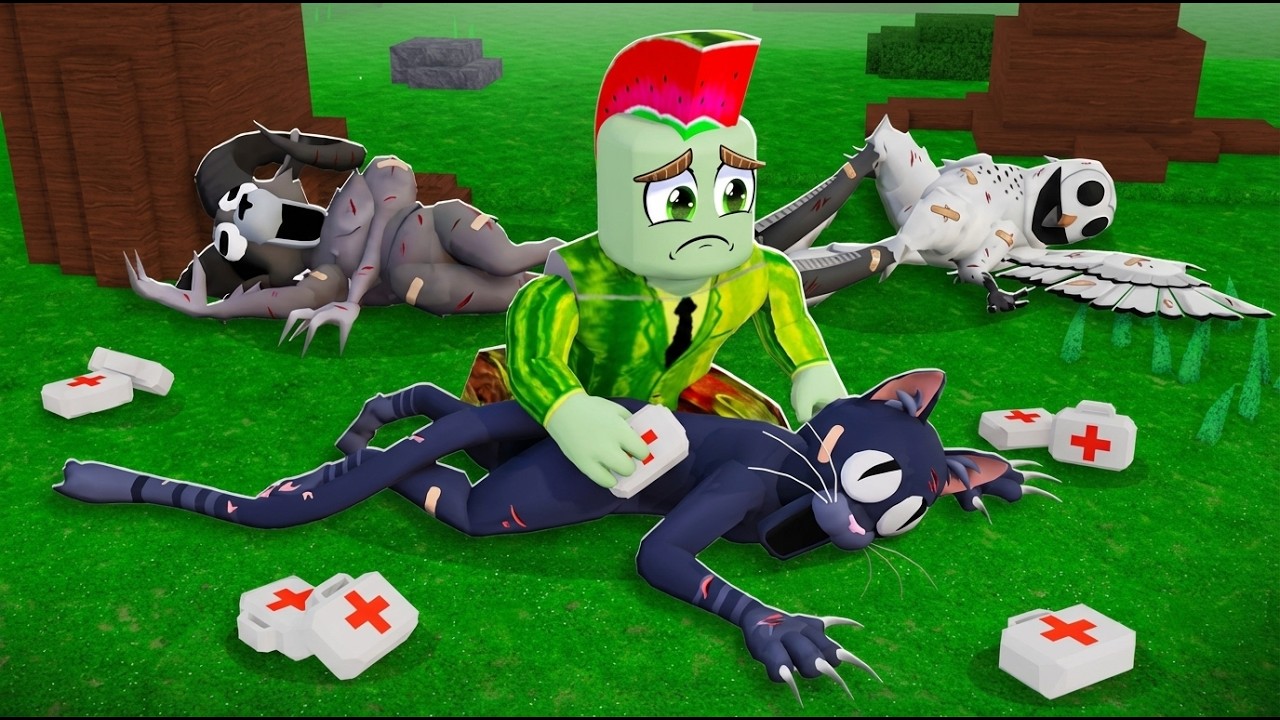 De Kat Is Weg! In 99 Nachten In Het Bos... In Roblox!