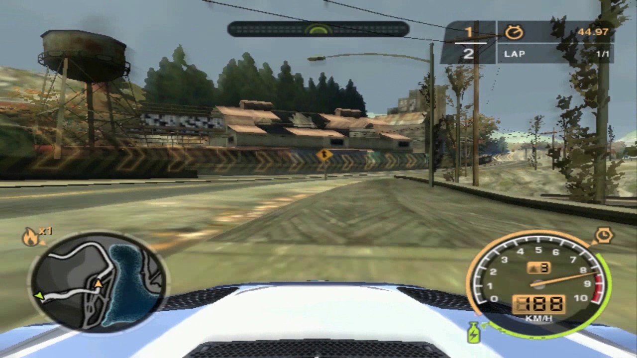 NFSMW - Circuit #21/29: Omega & Industries 1:36.49 1st Lap BMW (nos off)