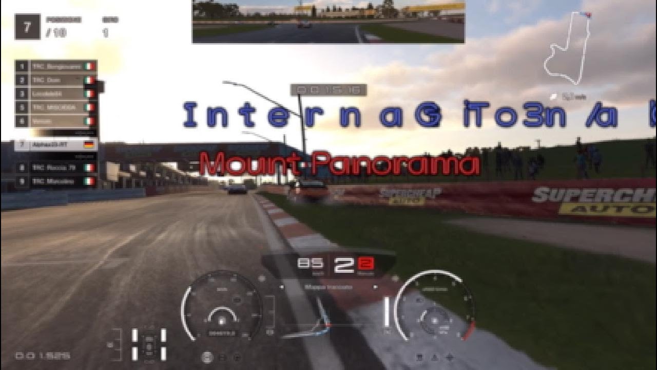 GT7-  International GT4/GT3 Cup - Run 5 - Mount Panorama (First place 🏁)GT4. 