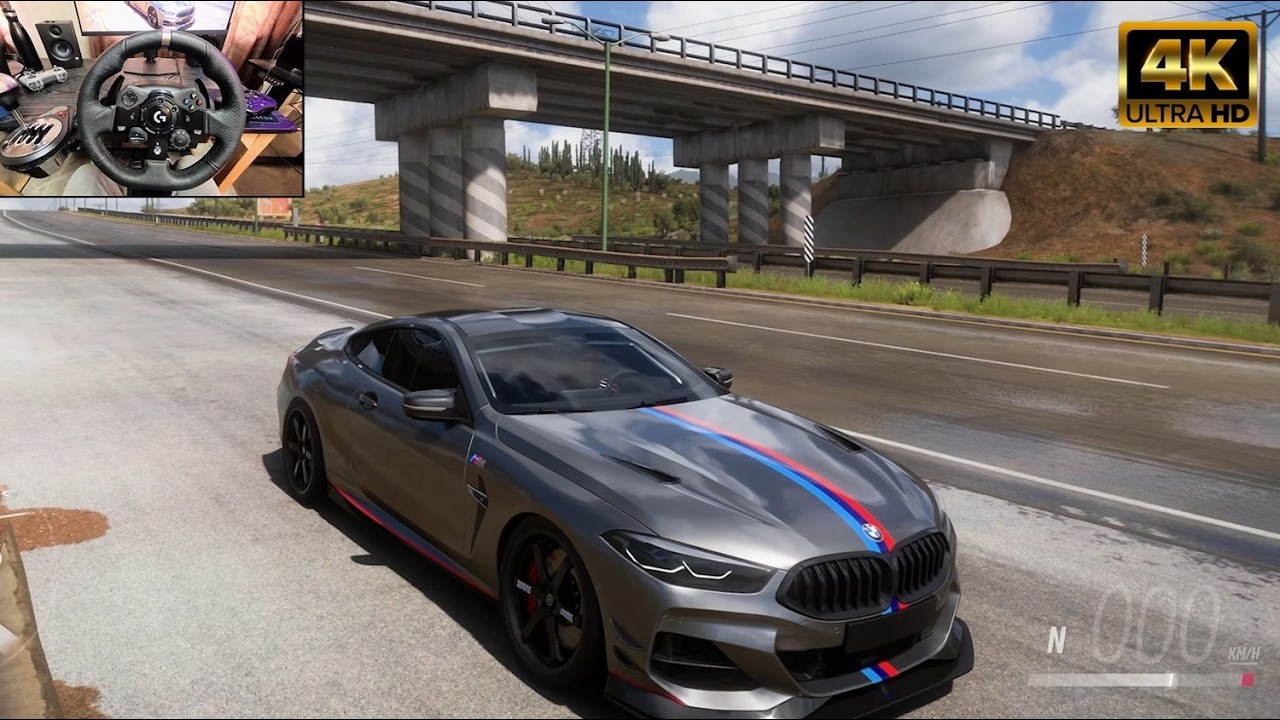 900HP BMW M8 Competition  | Forza Horizon 5 | Steering Wheel Gameplay