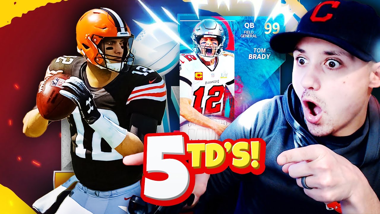 99 OVR Tom Brady Can&rsquo;t Be Stopped! 5 TDS! Madden 21 Ultimate Team Gameplay
