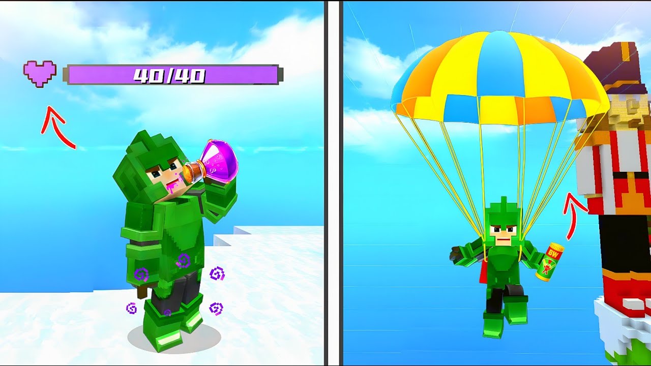 Power of New Christmas Mode Items! | Blockman Go Bedwars