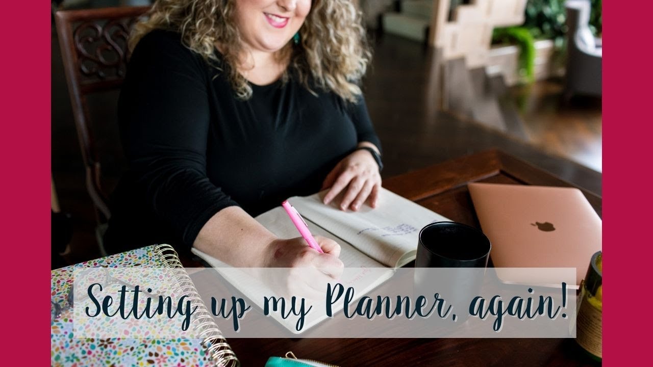 Setting Up My Inkwell Press Planner, Again! Plan With Me