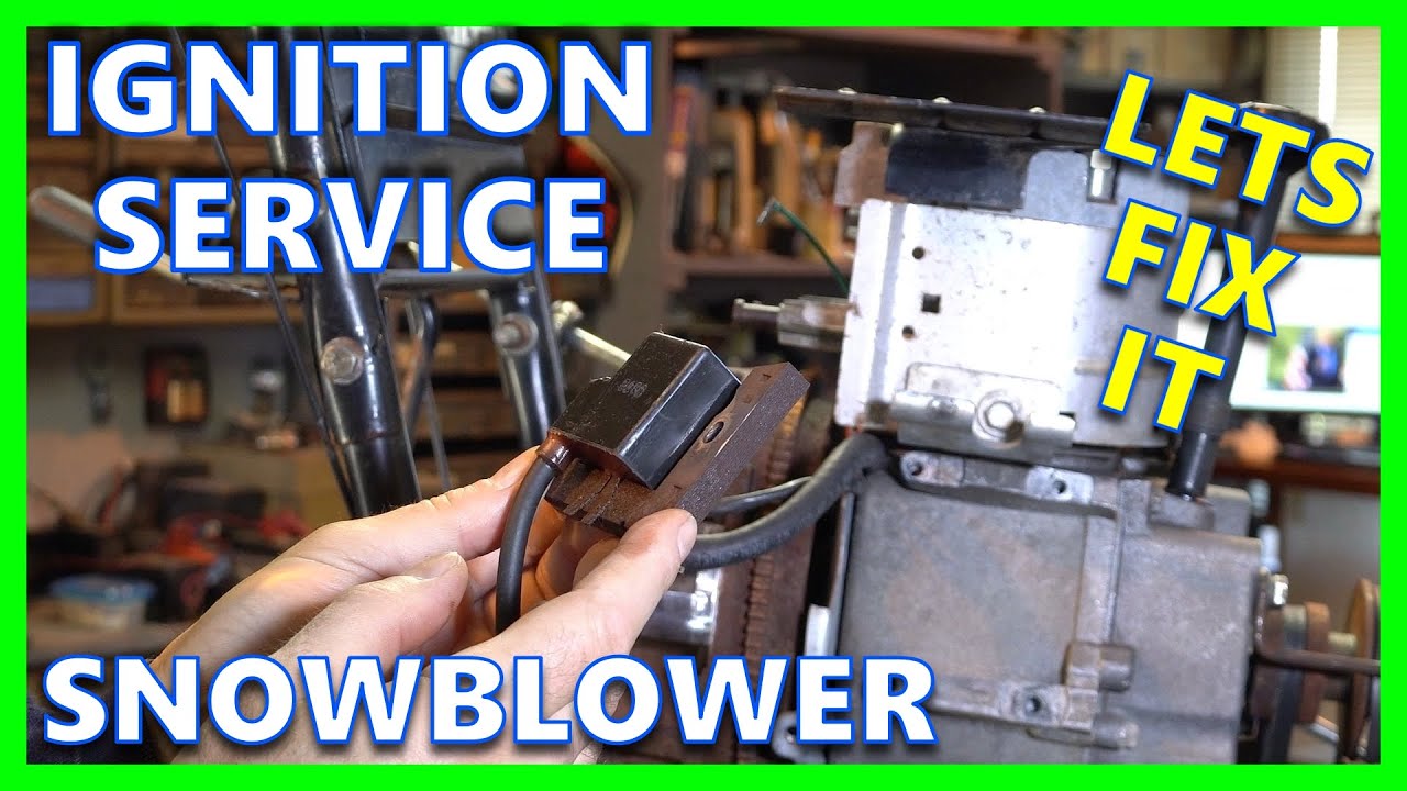 SERVICE YOUR SNOWBLOWER Better Reliability & Performance ~Murray 24inch- 8hp Tecumseh Ignition Coil