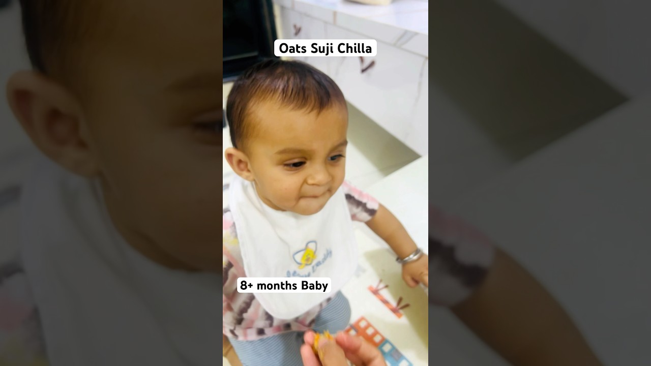 Oats Suji Chilla Recipe #recipe #babies #babyfood #8month #ideas