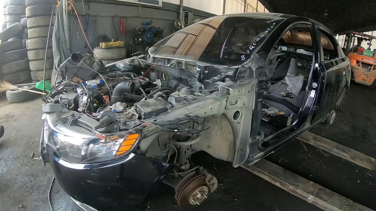 Junkyard tour cutting forte in half !!