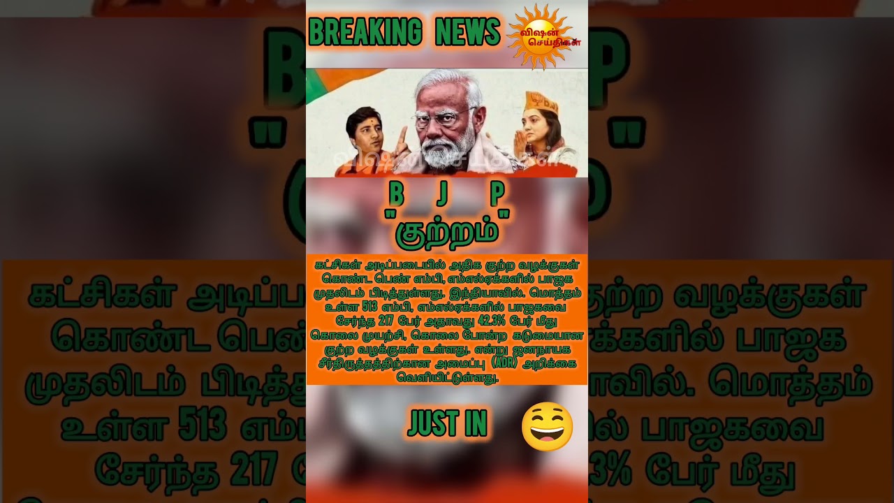 A.   D.   R..? #trending #politics #breakingnews #bjp #crime #mp #mla #viral #criticise #awerness