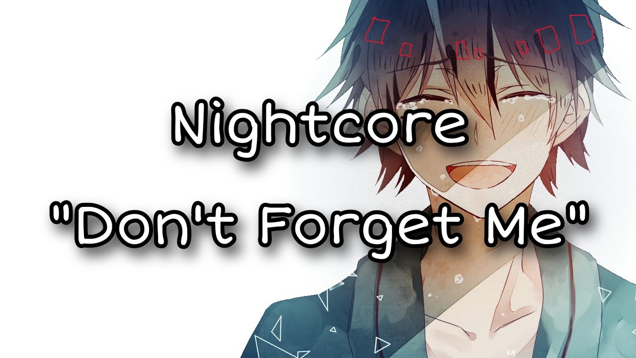 Nightcore - Don't Forget Me (Nathan Wagner) - (Lyrics)