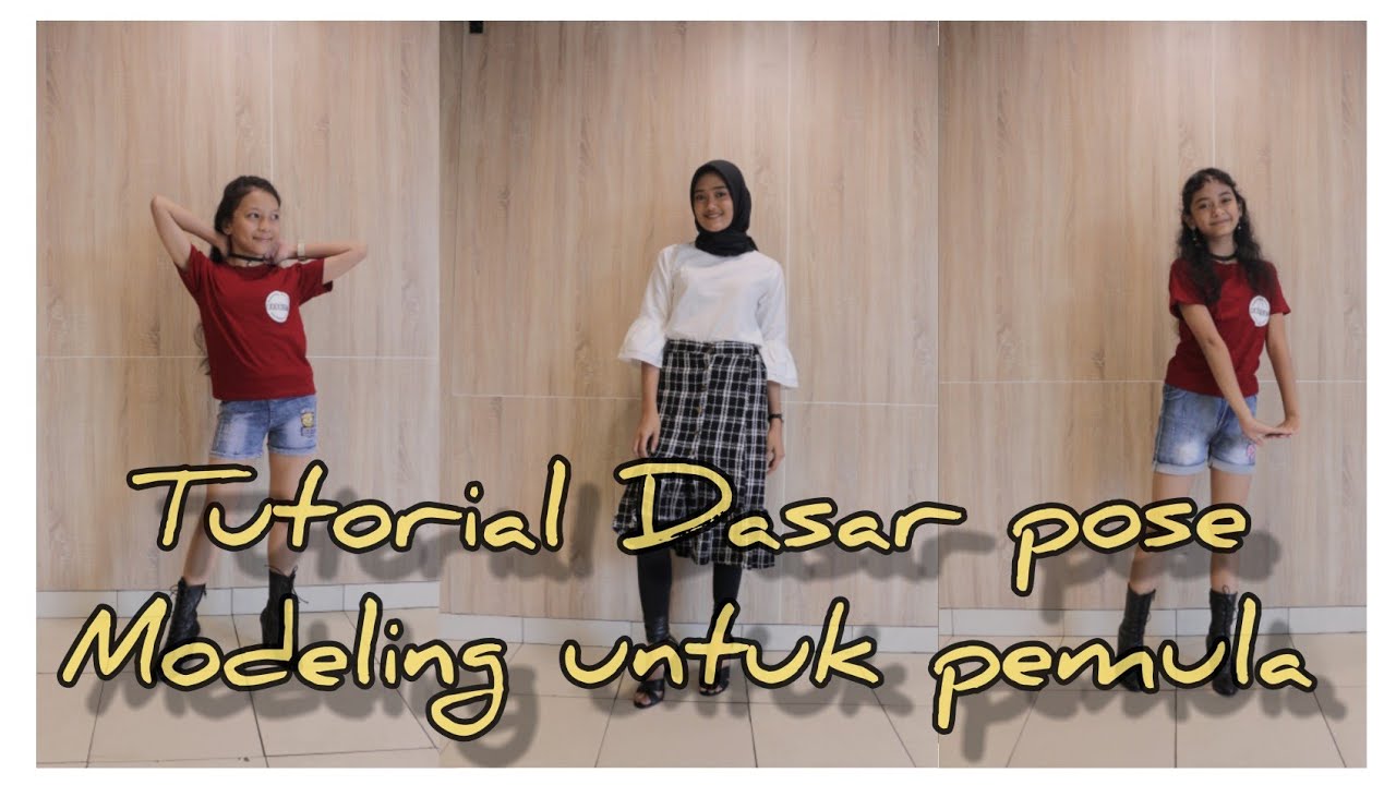 Tutorial dasar pose dan catwalk model || ka syafira || Nazneen || Levina