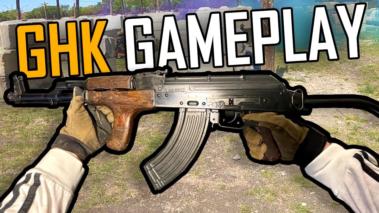 GHK AK-47 (AKM) AIRSOFT GAMEPLAY WITH REAL ROMANIAN AK PARTS KIT - OPFOR TRACKSUIT LOADOUT -
