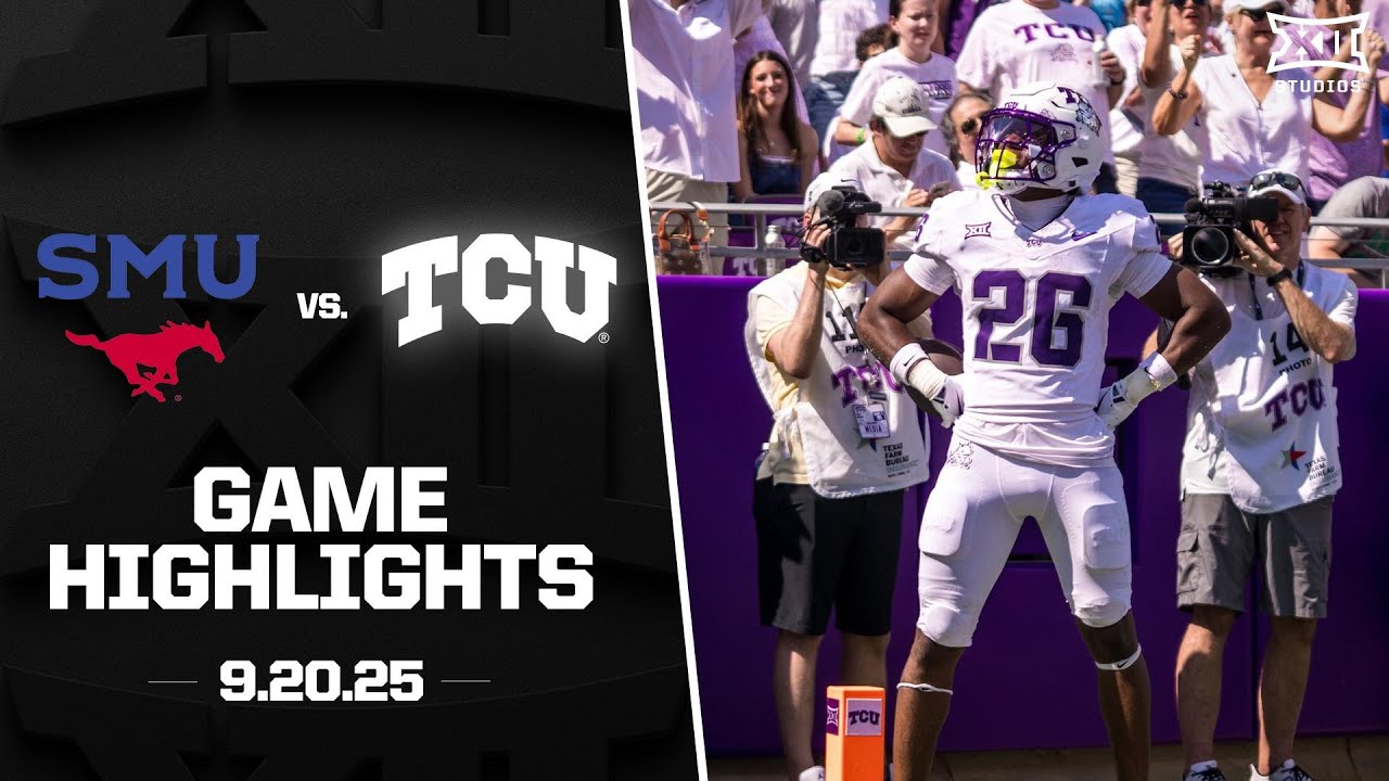 SMU vs. TCU Game Highlights | 2025 Big 12 Football