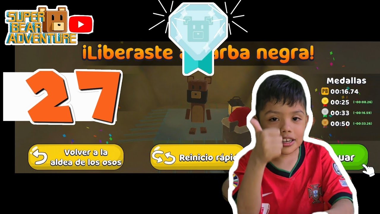 RETO Tiempos de DIAMANTE! - Super Bear Adventure #27