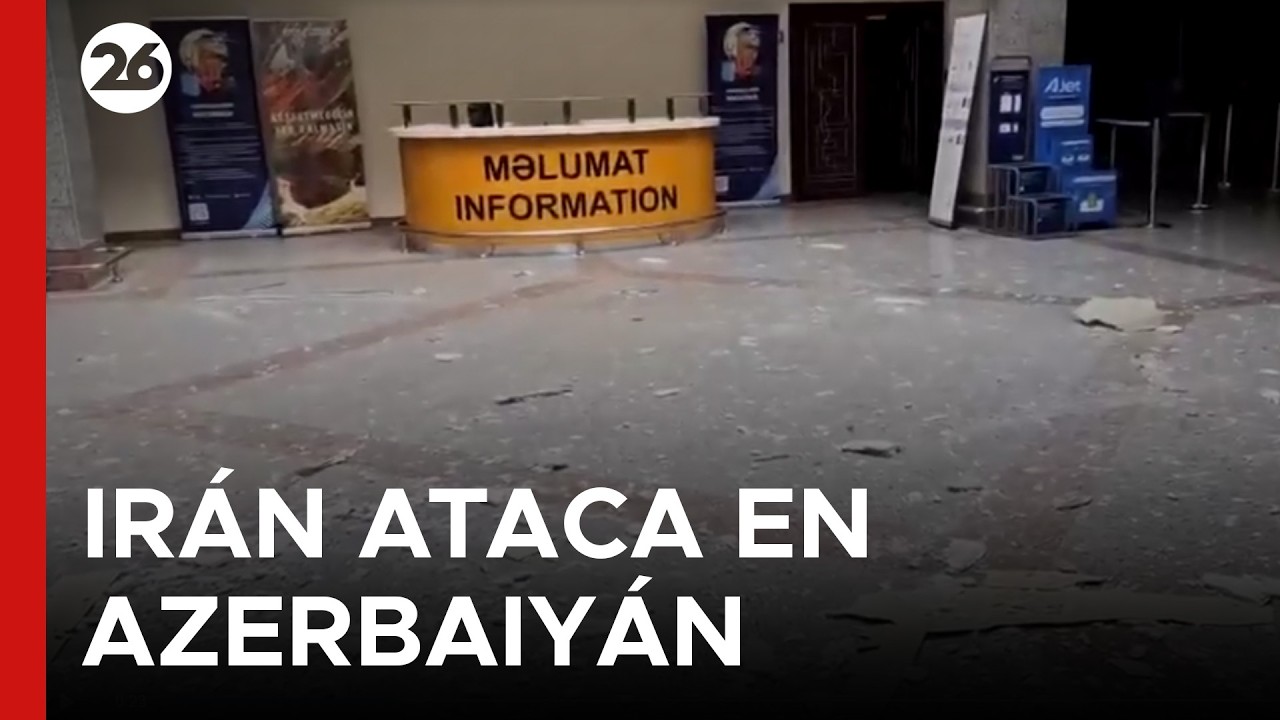 🚨 IRÁN LANZÓ DRONES CONTRA AZERBAIYÁN | Dejó un saldo de 2 heridos tras ataque a aeropuerto