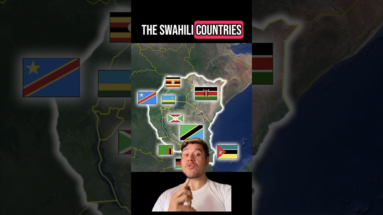 The Swahili countries explained in 2 minutes