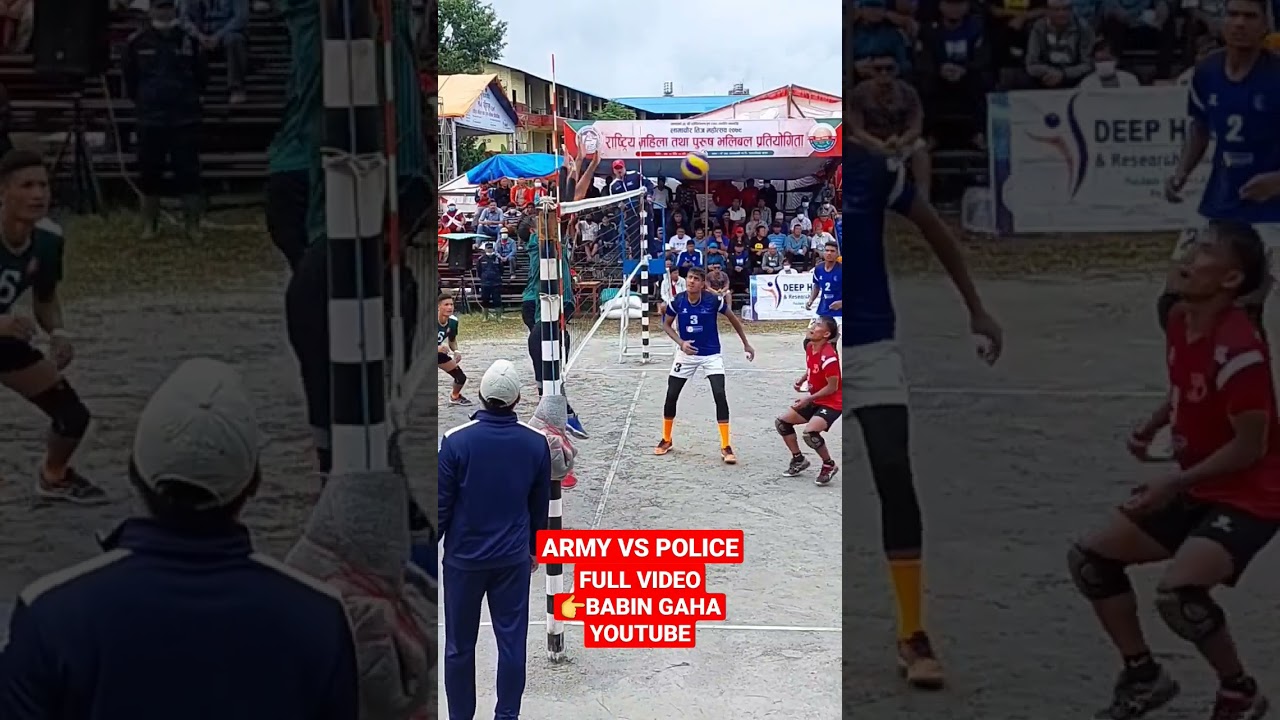 ARMY VS POLICE HIGHLIGTS #shorts #volleyball #babingaha