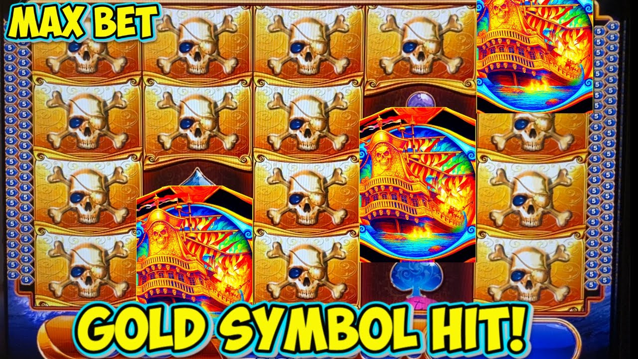 MAX BET Pirate Ship 💰 BIG GOLD SYMBOL HIT!  Classic WMS Slot