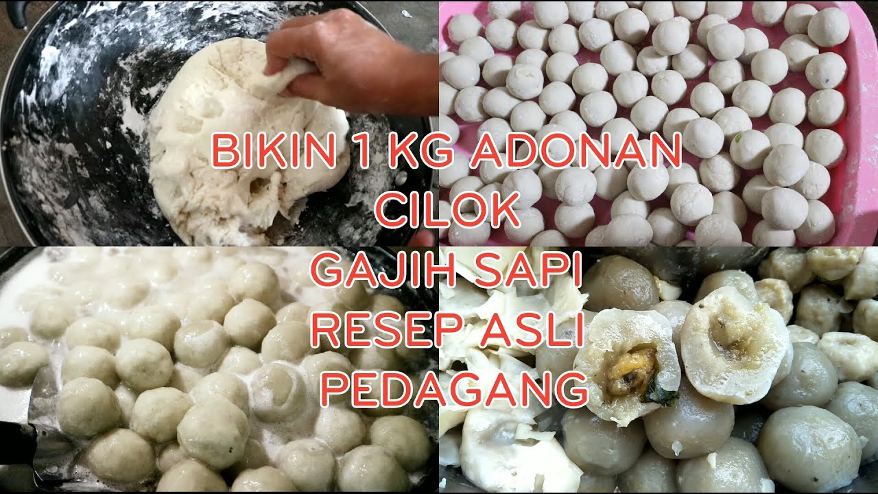 RESEP CILOK ISI GAJIH SAPI JUAL 500-an.  RESEP ASLI PEDAGANG