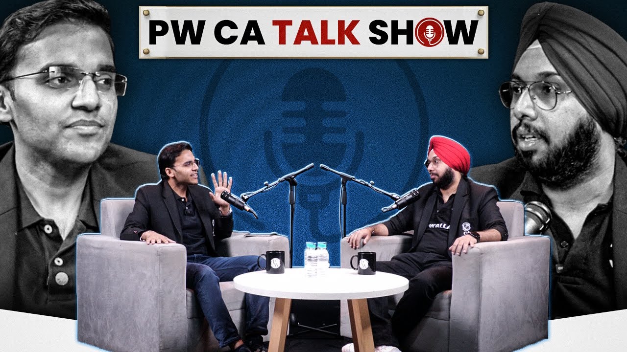 From Struggles to Success 🚀 CA Jasmeet Singh&rsquo;s Real Journey with CA Nitin Goel | PW CA Talk Show 🎙️